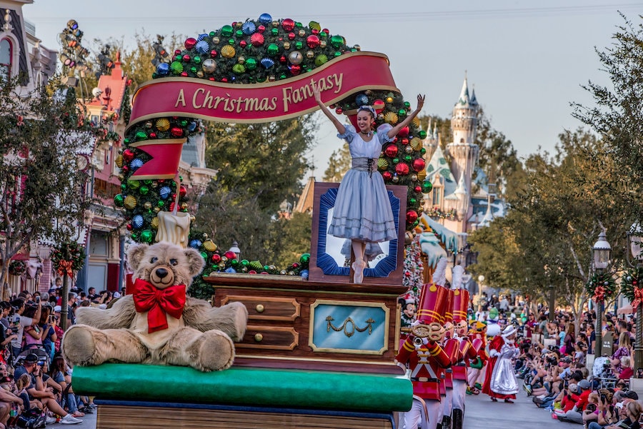 Christmas Fantasy Parade at Disneyland park