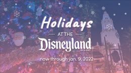 Graphic for the Holidays at the Disneyland Resort