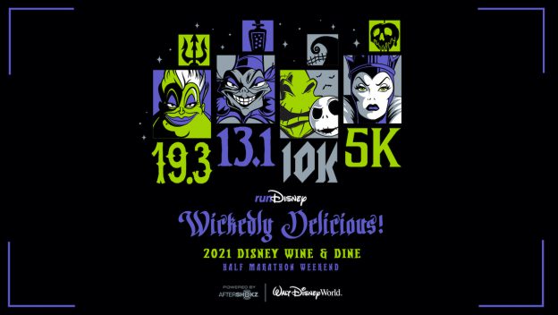 runDisney 2021 Disney Wine & Dine Half Marathon Weekend graphic