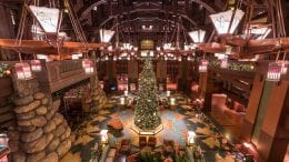 The Holidays Are Magical at the Hotels of the Disneyland Resort Lobby Grand Californian Featured Image