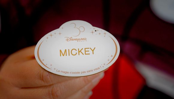 Disneyland Paris Writes History by Letting Cast Members Choose the Design of the 30th Anniversary Nametag