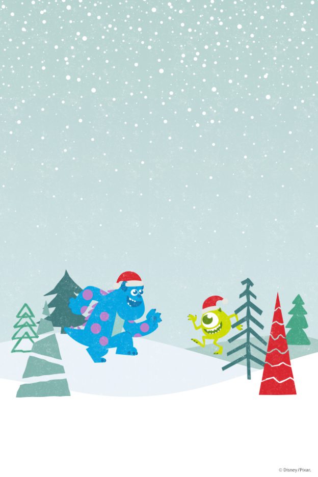 2021 Pixar Holiday Wallpaper – iPhone/Android/Apple Watch | Disney ...