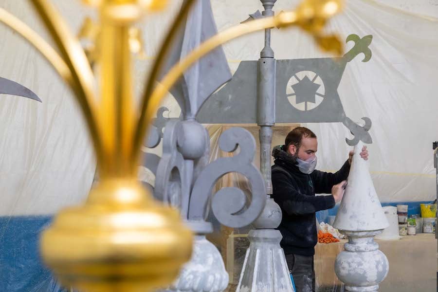 Member of the cast working at Sleeping Beauty Castle at Disneyland Paris