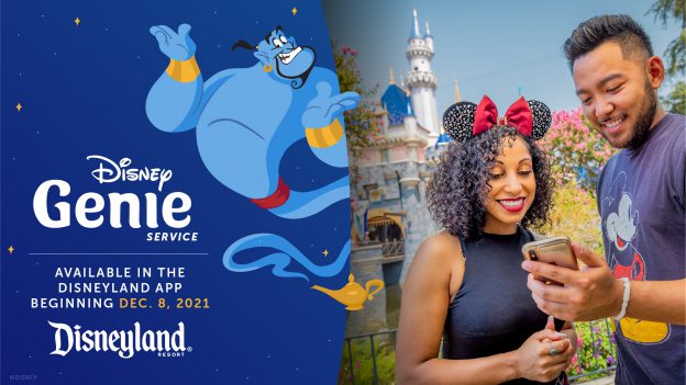 Disney Genie Coming to Disneyland Resort graphic