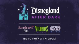 Graphic for upcoming Disneyland After Dark events