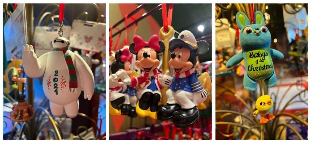 Collage of gift ideas from Disney Days of Christmas at Disney Springs