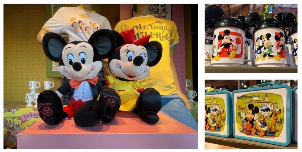 Collage of gift ideas from Marketplace Co-Op at Disney Springs