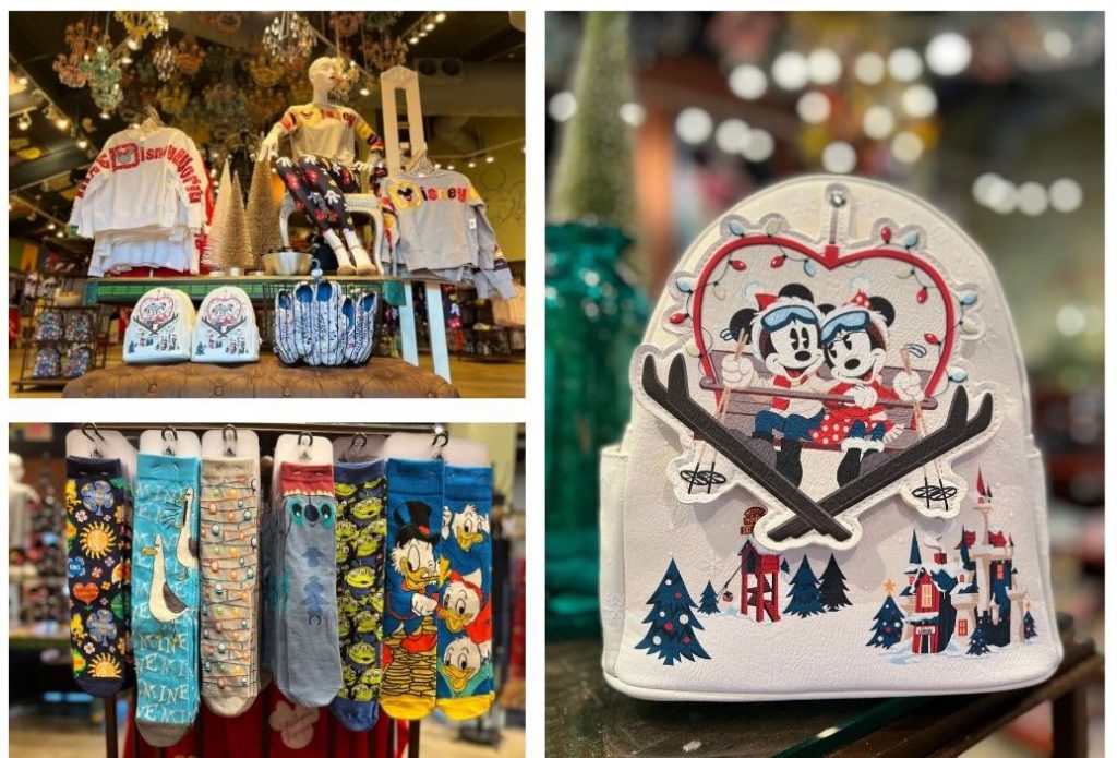Collage of gift ideas from Trend-D at Disney Springs