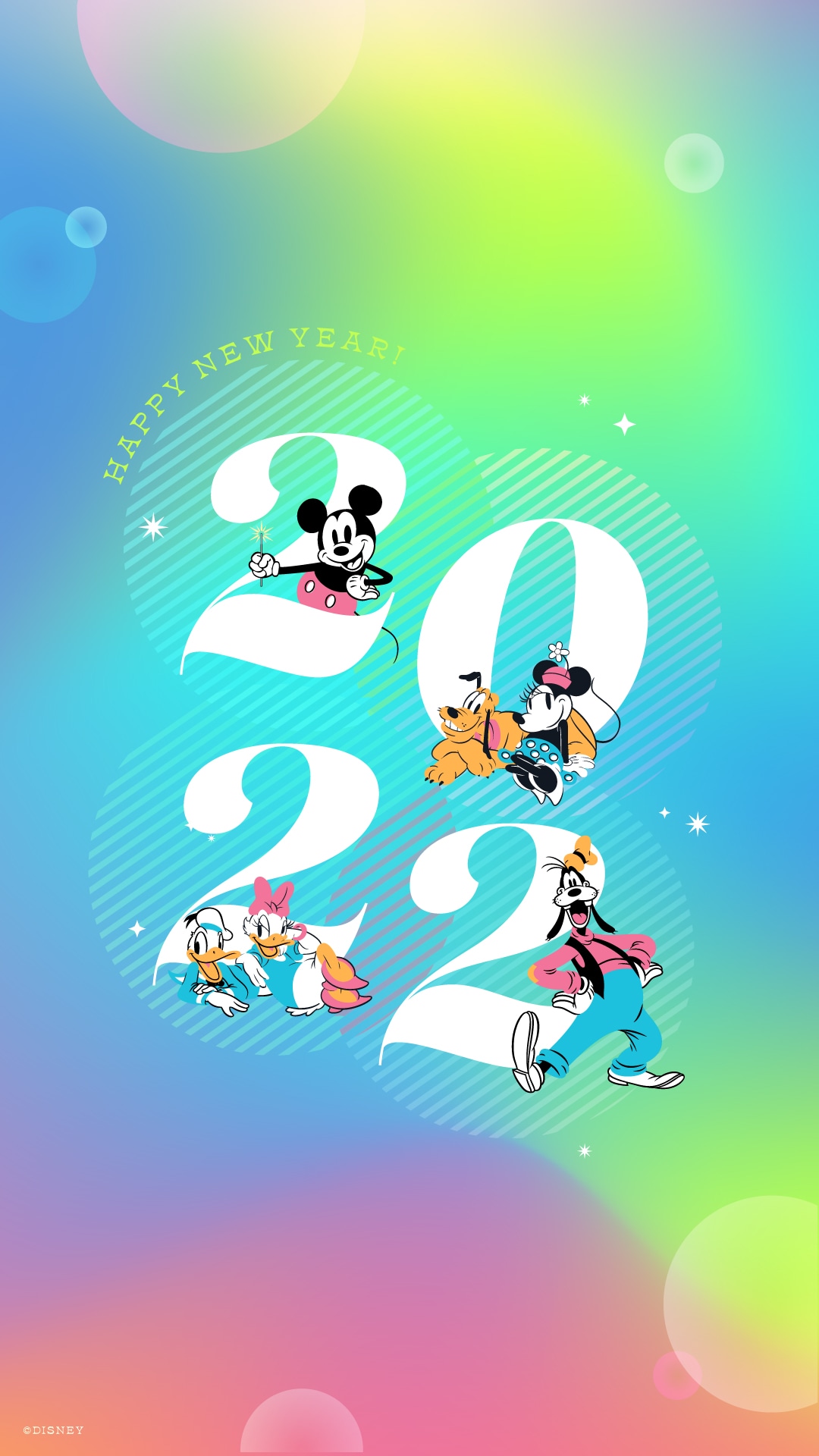 Happy New Year 2022 Wallpaper – iPhone/Android/Apple Watch | Disney Parks  Blog