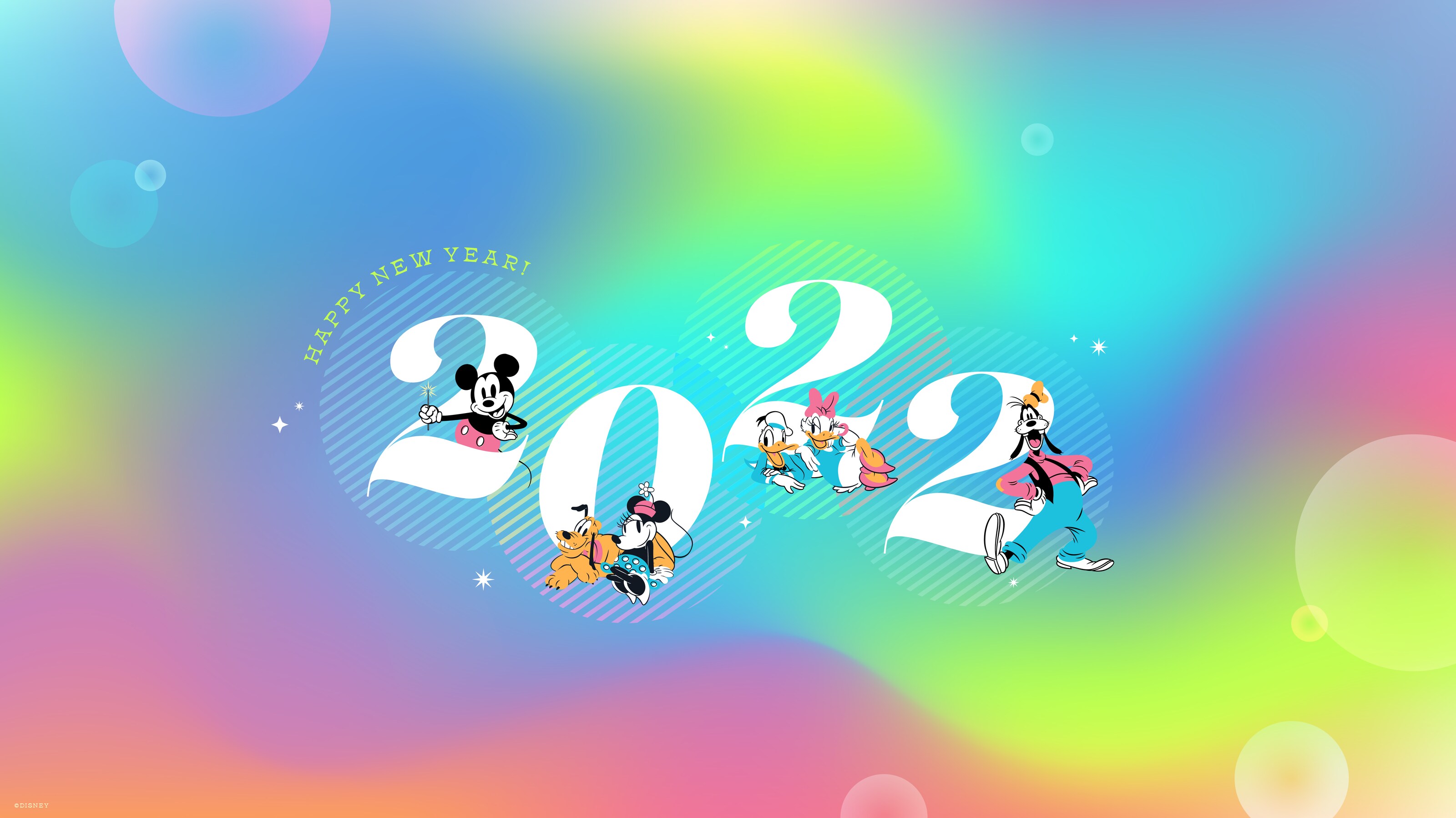 Happy New Year 2022 Wallpaper – Desktop/iPad | Disney Parks Blog