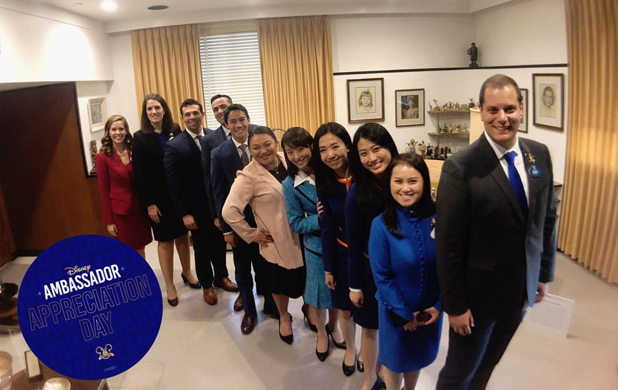 The Disney Ambassador Team during global training in November of 2018