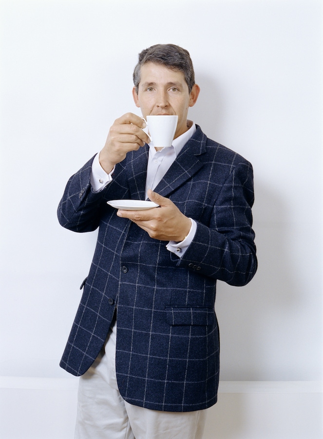 Stephen Twining, the tenth-generation member of the famous tea family who serves as Director of Corporate Relations for Twinings