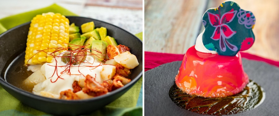 Collage of offerings from Vibrante & Vívido: Encanto Cocina