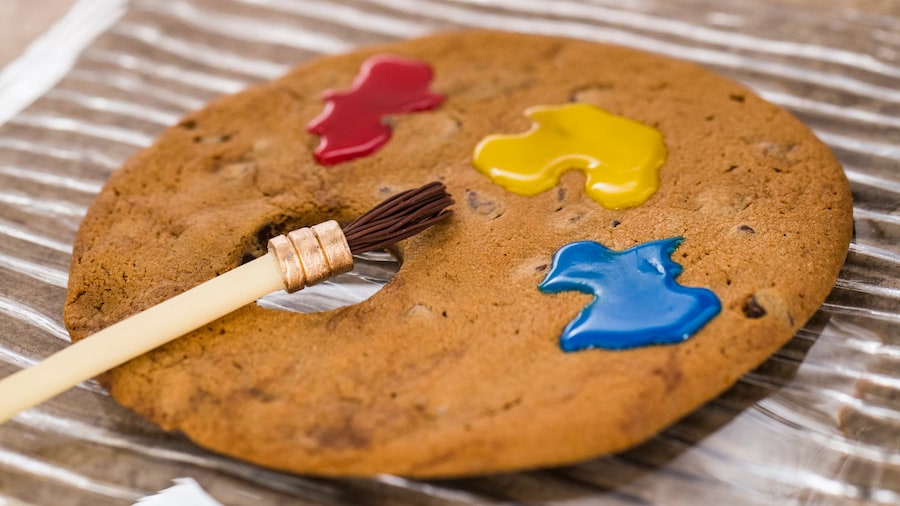 • a giant Artist Palette chocolate chip cookie from the refreshment port