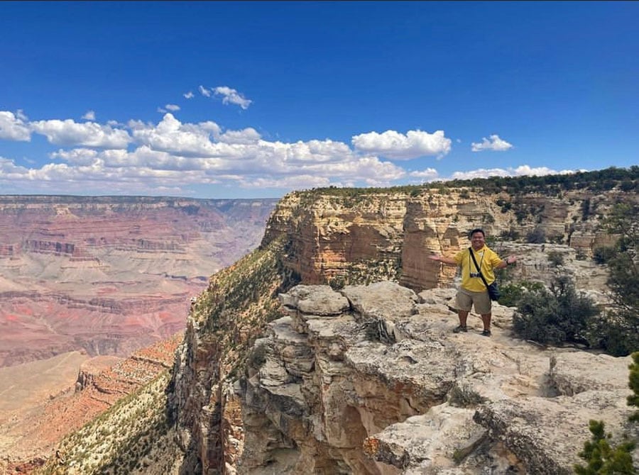 Christian at the Grand Canyon National Park