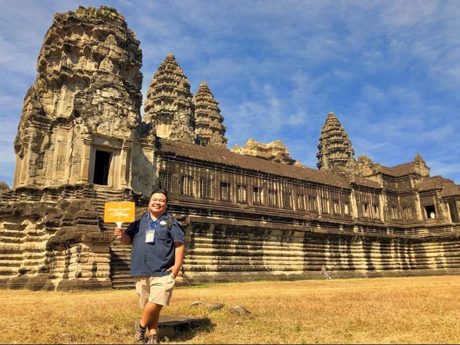 Christian at the Angkor Wat Temple