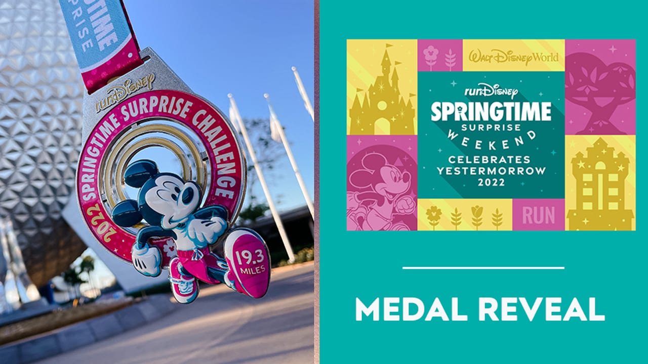 Disney revela medalhas do primeiro Springtime Surprise Weekend