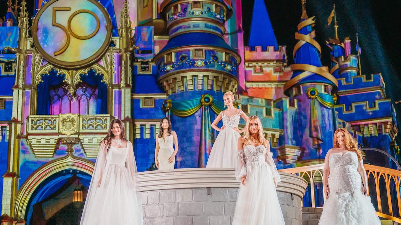 Brand New Disney Princess-Inspired Wedding Gowns Unveiled During Disney's  Fairy Tale Weddings Fashion Show