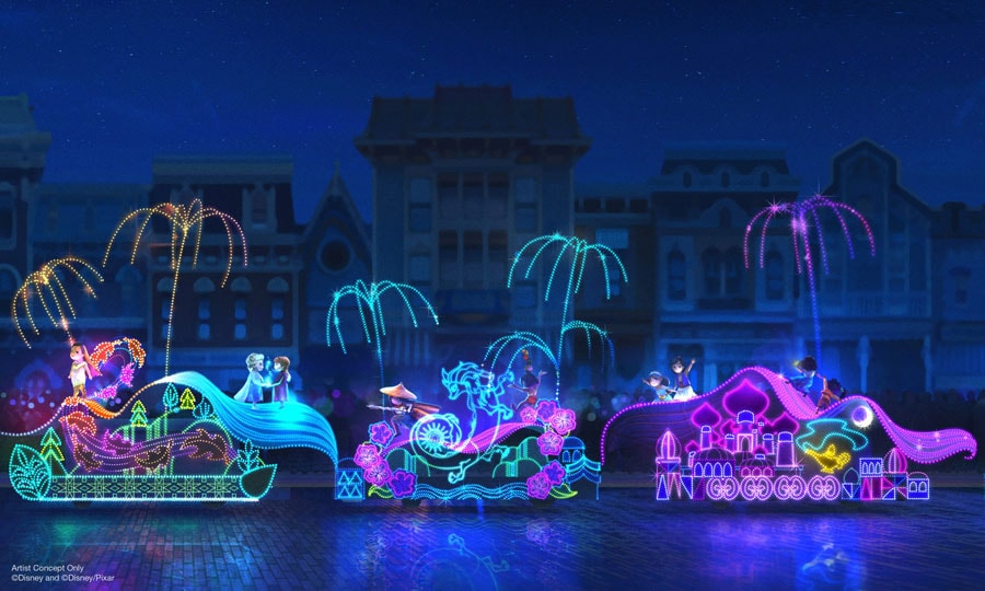 New floats and Disney characters coming to the Main Street Electrical Parade