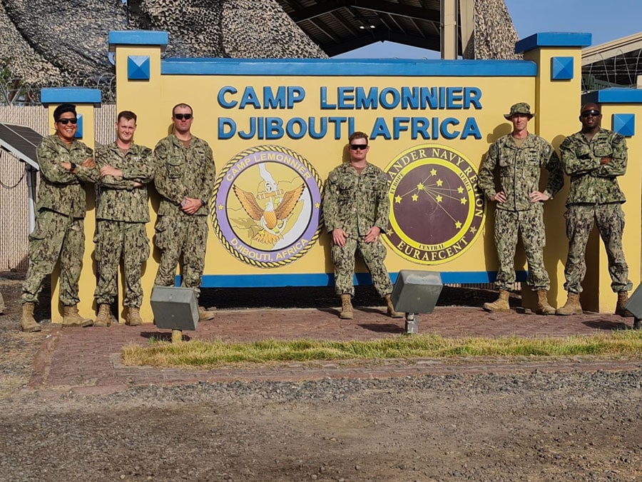 Camp Lemonnier in Djibouti, Africa