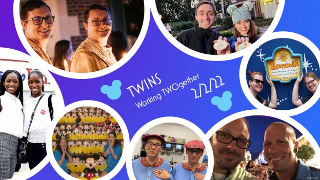 Twice the Fun: Twin Cast Members are Celebrating 2/2/22 by Working TWOgether at Disney