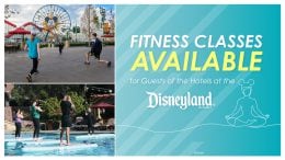 Graphic for new Fitness Classes at Disney’s Grand Californian Hotel & Spa