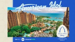 Graphic for the 'American Idol' show from Aulani