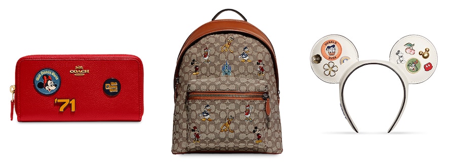Items from the The Disney x Coach Walt Disney World 50th Anniversary Collection