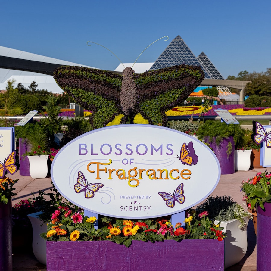 Blossoms of Fragrance sign