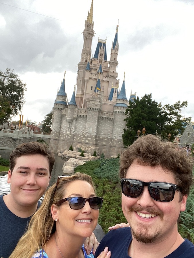 Gwendolyn Rogers, president and owner of The Cake Bake Shop, and her family at Disney in 2019