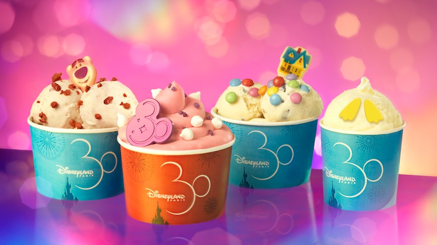 Character-inspired ice cream at Disneyland Paris