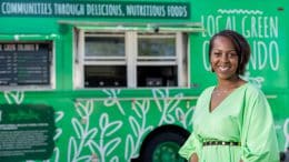 Robyn Wallace, co-owner of the new Local Green food truck at Disney Springs