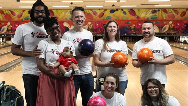 Disney VoluntEARS at Bowl-A-Thon event