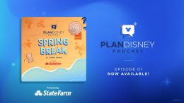 Graphic for the first planDisney Podcast episode