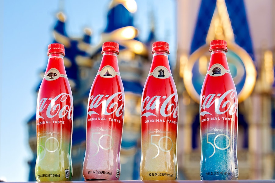 Sofia Carson Helps Unveil New Coca-Cola Bottles for the 50th Anniversary of  Walt Disney World | Disney Parks Blog