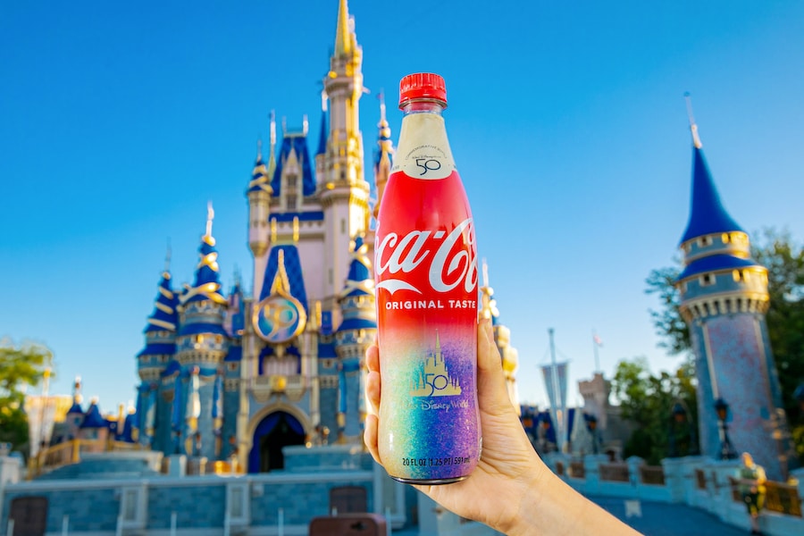Sofia Carson Helps Unveil New Coca-Cola Bottles for the 50th Anniversary of  Walt Disney World | Disney Parks Blog