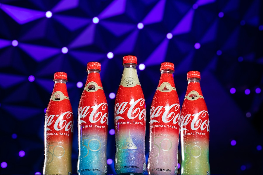 New Coca-Cola Bottles for the 50th Anniversary of Walt Disney World