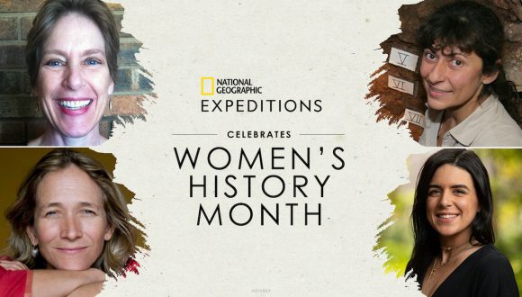 Graphic for Women's History Month at National Geographic