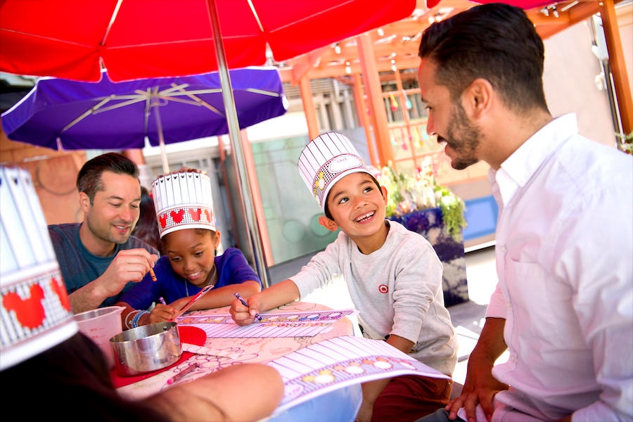 Kids activity during the Disney California Adventure Food & Wine Festival