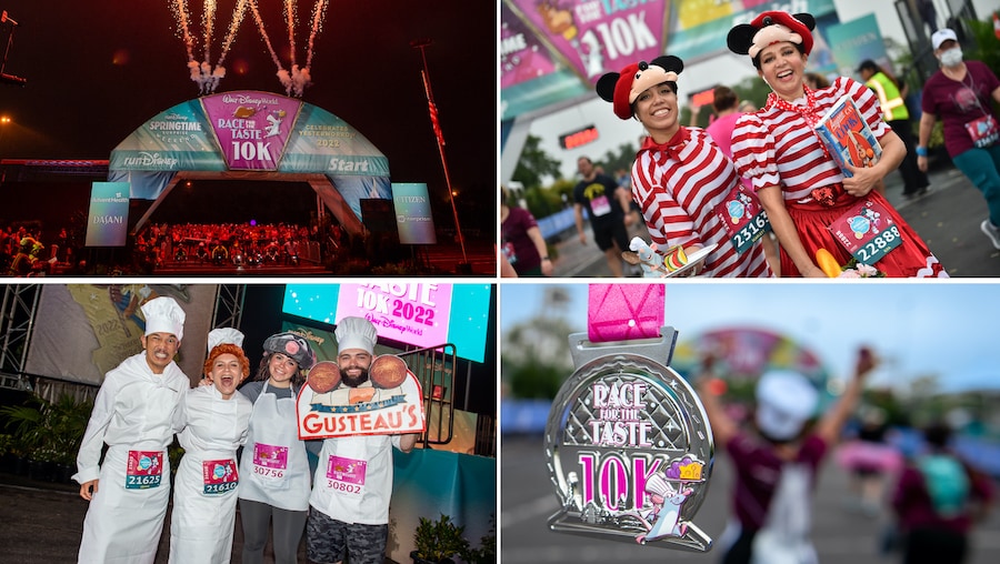 Collage from the 2022 runDisney Springtime Surprise Weekend