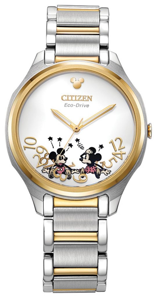 Citizen watches featuring Mickey Mouse and Minnie Mouse