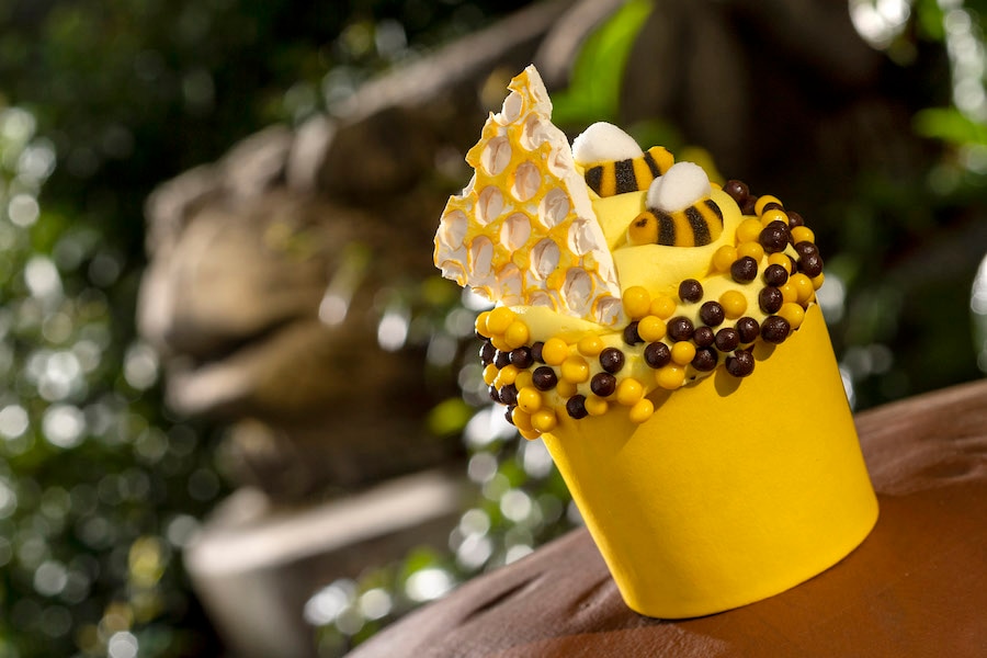 Honey Bee Cupcake at Disney’s Animal Kingdom Theme Park WDW Foodie Guide: Earth Day