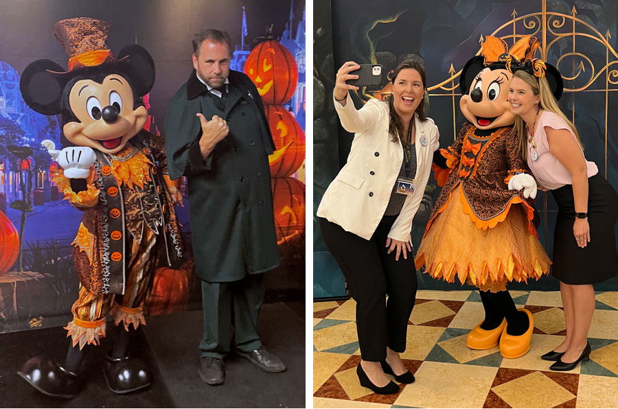 Walt Disney World cast snap Halloween photos with Mickey and Minnie