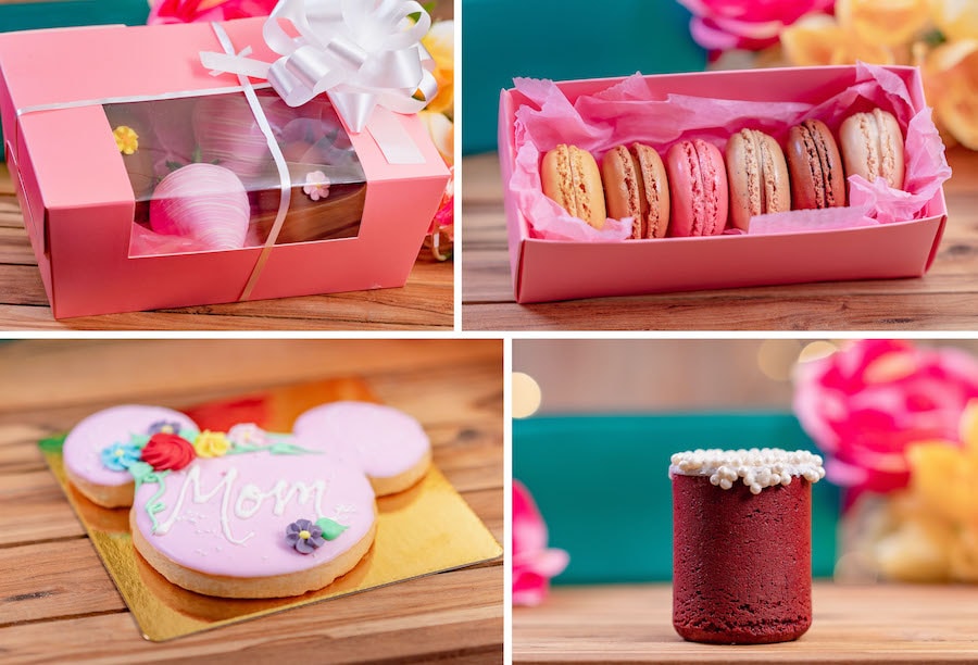 Collage of Mother's Day offerings from GCH Holiday Cart