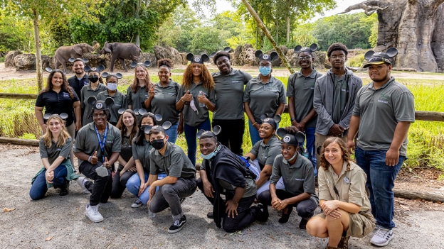 Students at Disney's Animal Kingdom