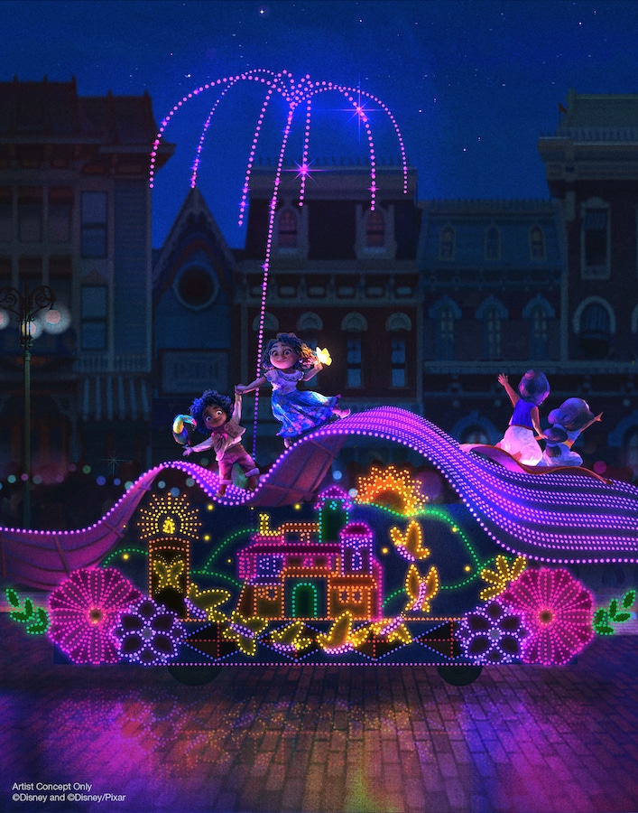 ‘Main Street Electrical Parade’ at Disneyland Park – New Encanto Segment (Part of Finale Sequence)