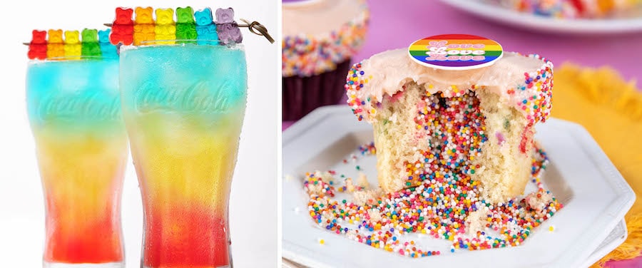 Απλά ποτό Rainbow και Pride Sprinkle Cupcake