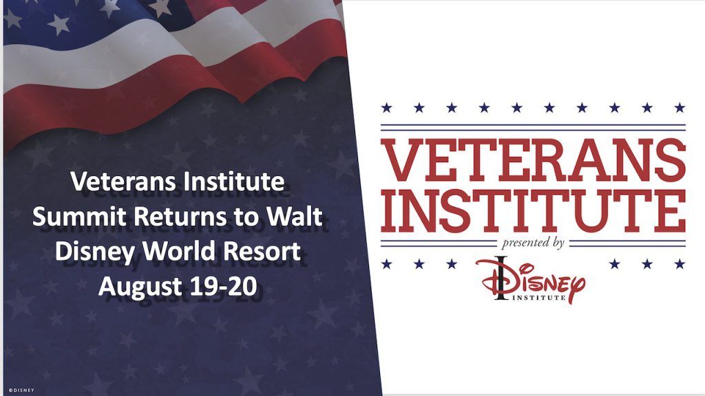 Disney’s Veterans Institute Returns to Walt Disney World Resort This Summer Disney Parks Blog