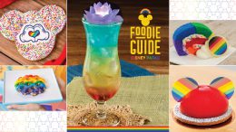 Graphic for the 2022 Foodie Guide to Celebrate Pride Month at Disney Parks