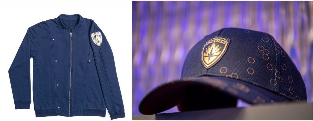 Jacket and hat from the Guardians of the Galaxy: Cosmic Rewind – Honorary Guardians Collection